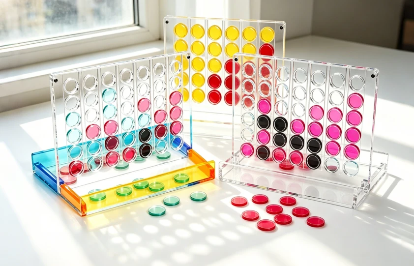 Acrylic Connect Four Set
