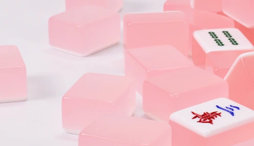 Custom acrylic mahjong set with premium packaging