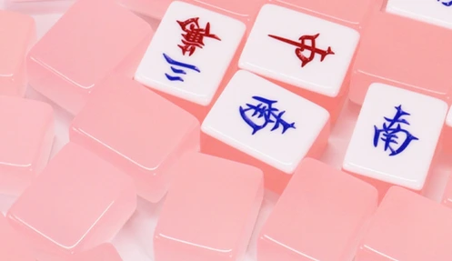 Custom acrylic mahjong tiles in mass production