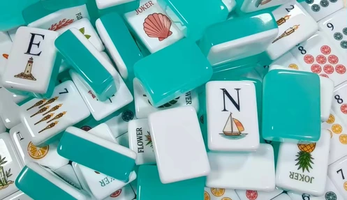 4-layer acrylic mahjong tiles with deeper visual effect for brand projects