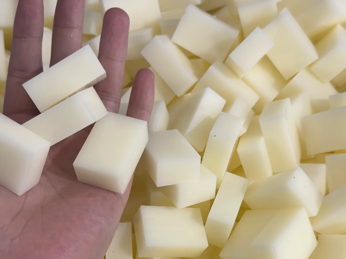 Precision cutting of PMMA acrylic mahjong tile blanks