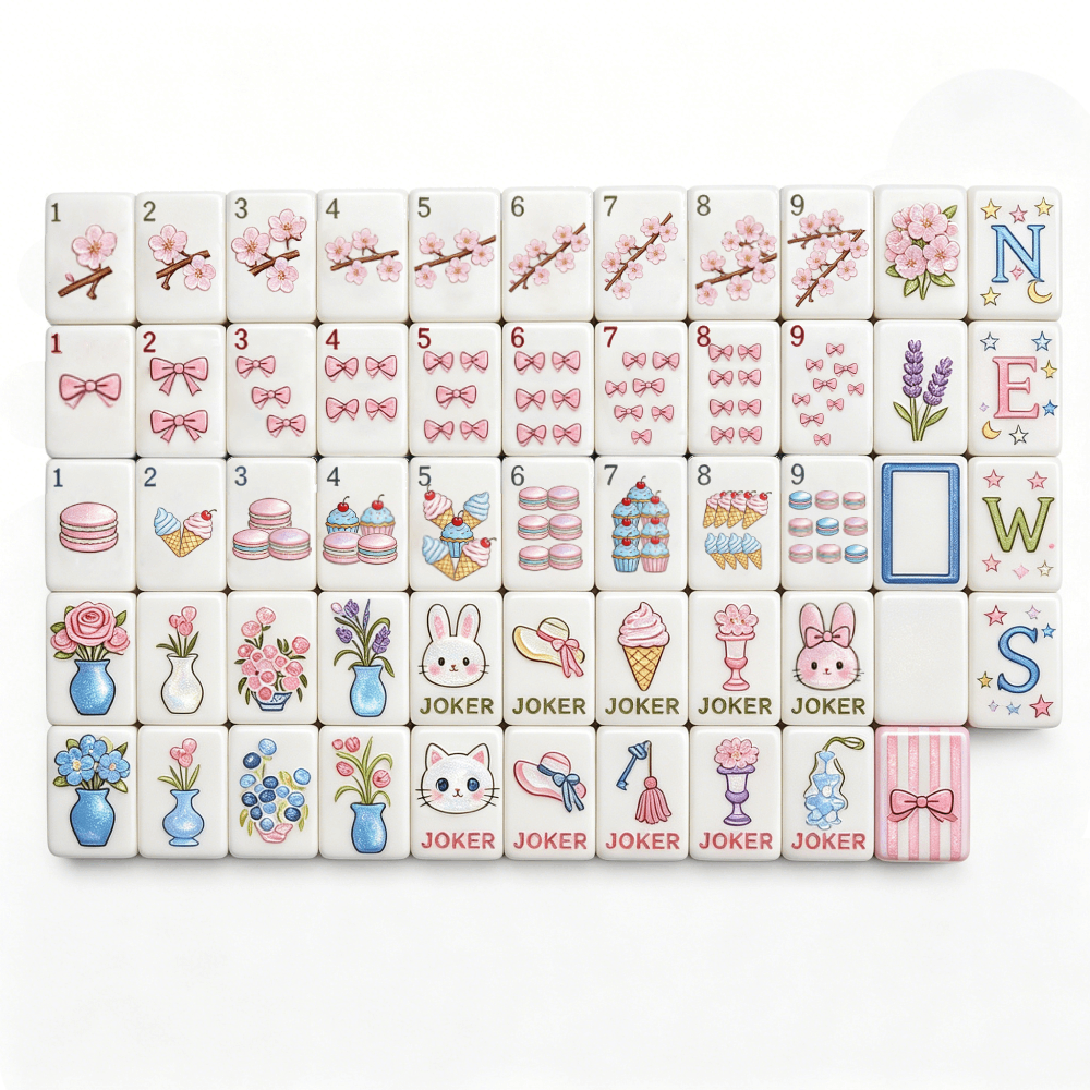 Rabbit mahjong tiles