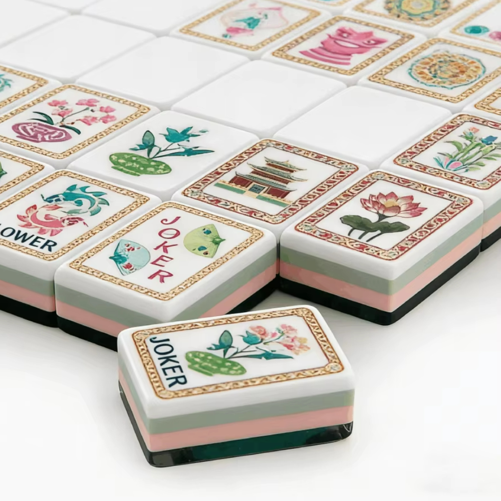 Luxury acrylic mahjong set