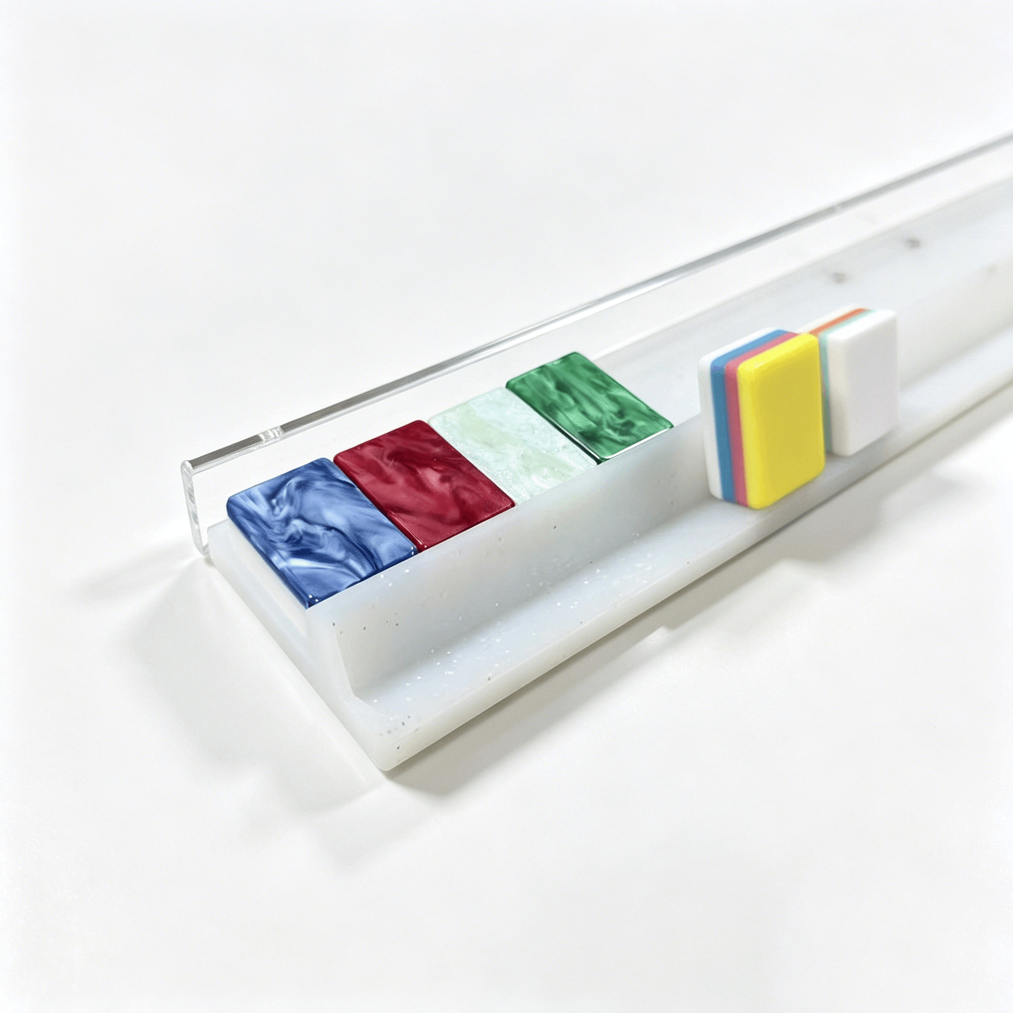 Silicone mahjong rack