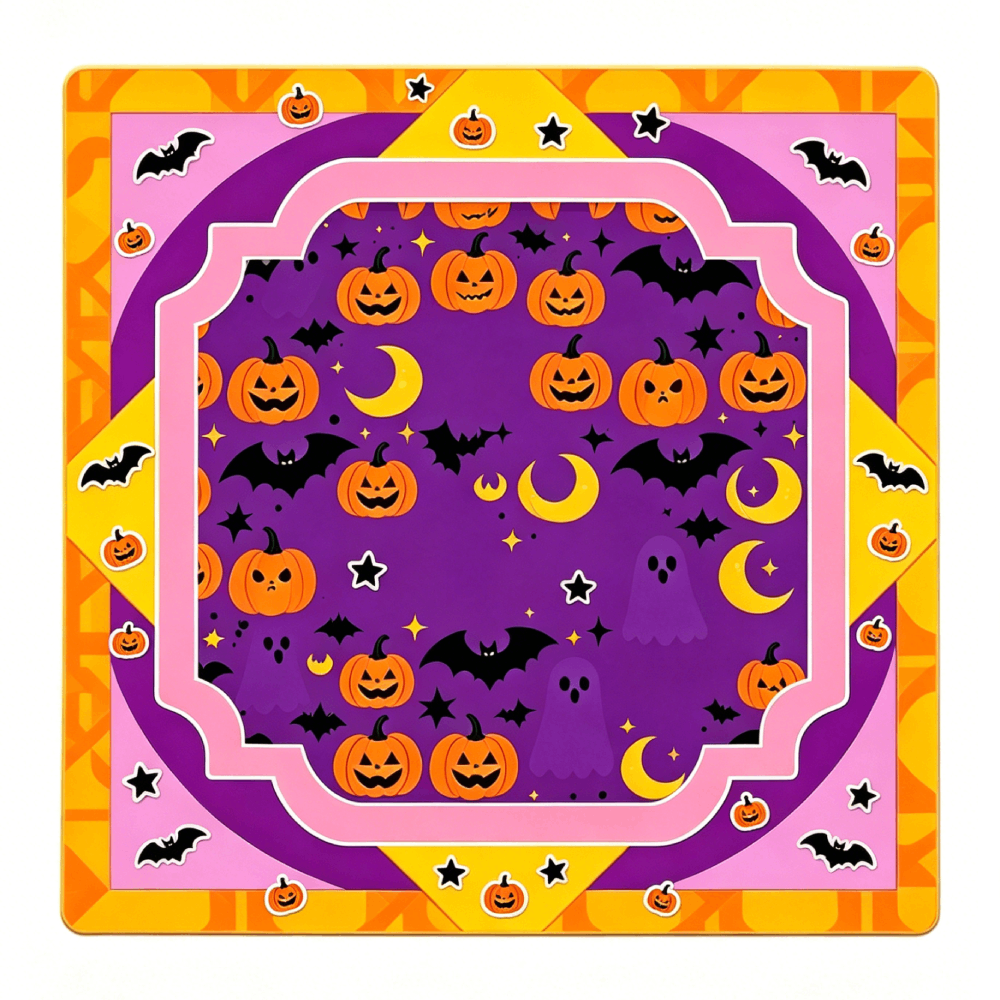 Halloween mahjong mat
