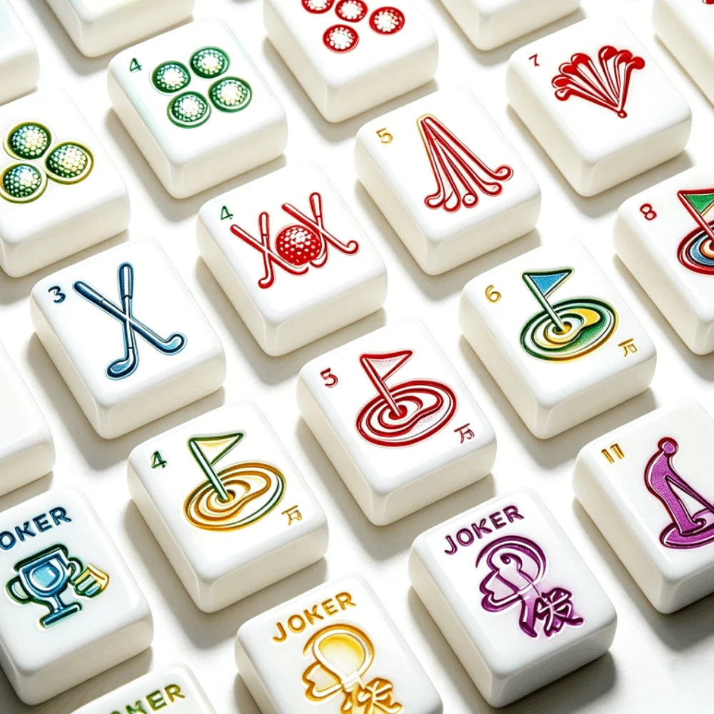 Lion Mahjong Set