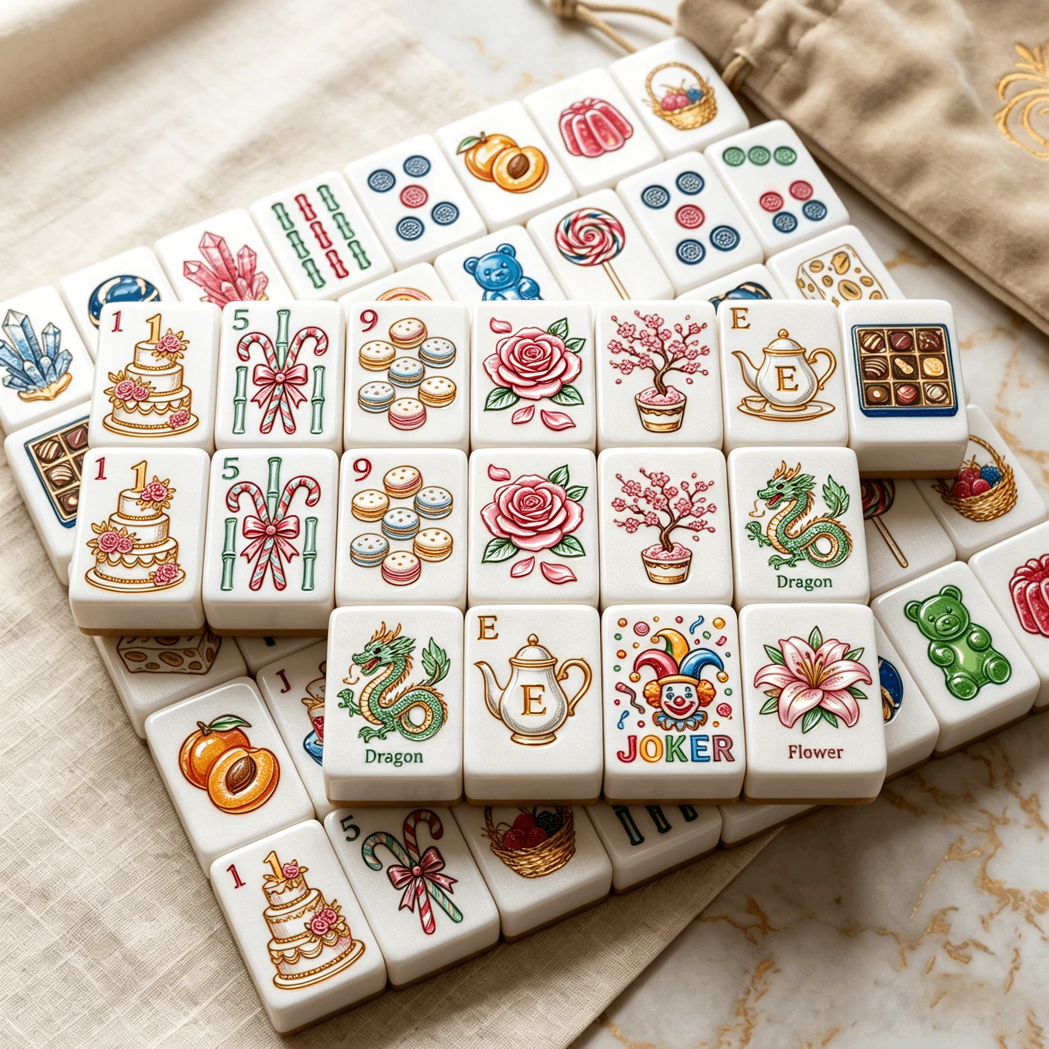 Desert Mahjong Set