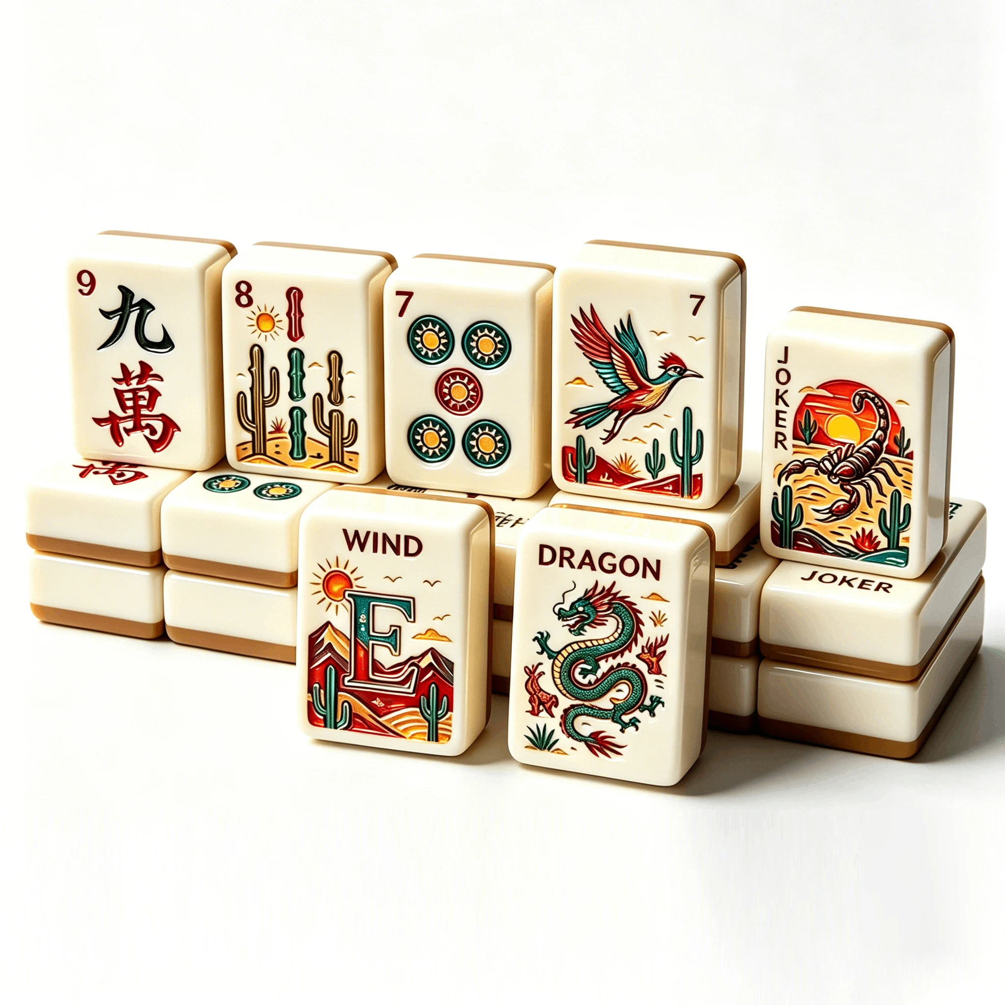 Southwest Desert Mahjong Set