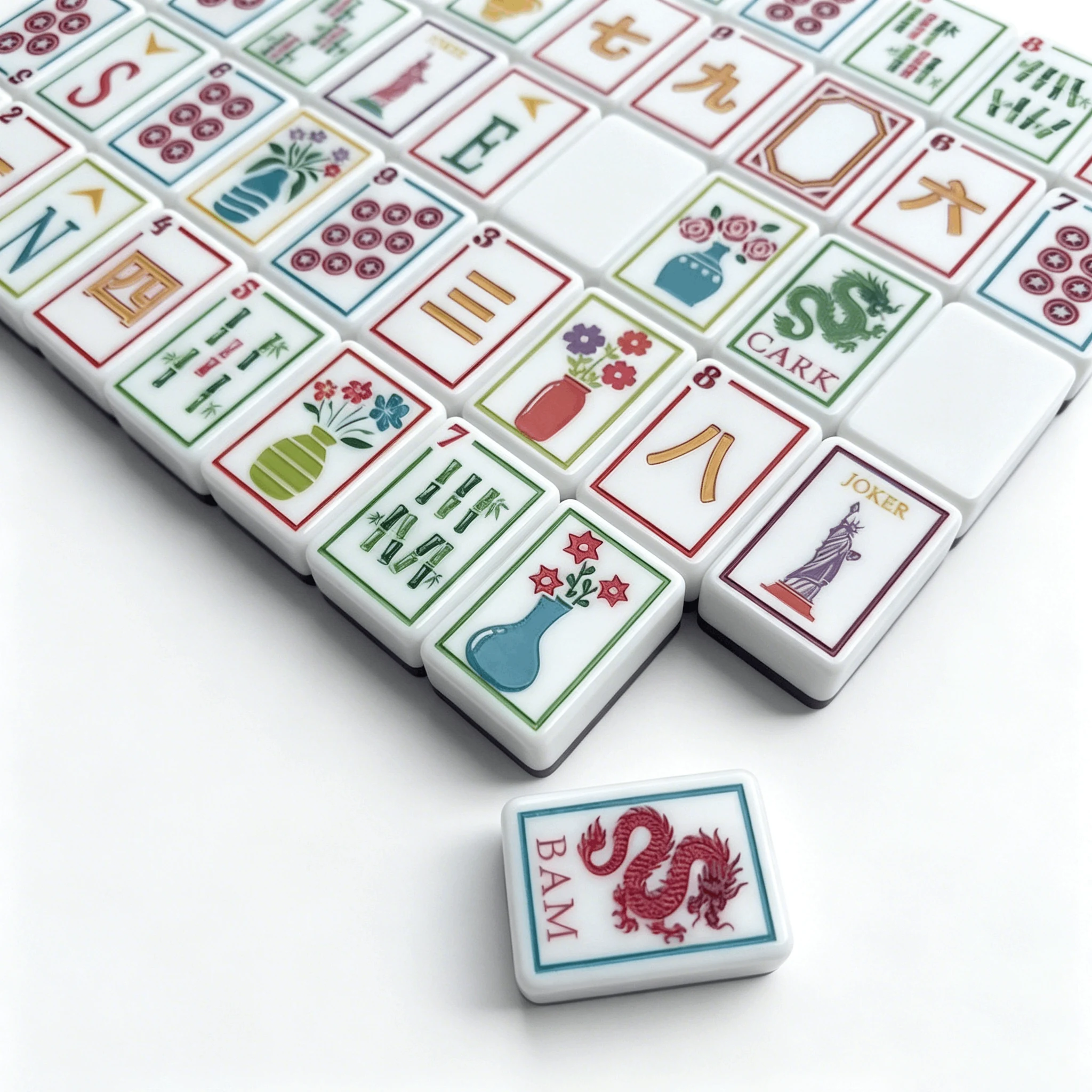 Jewel Gem Mahjong Set
