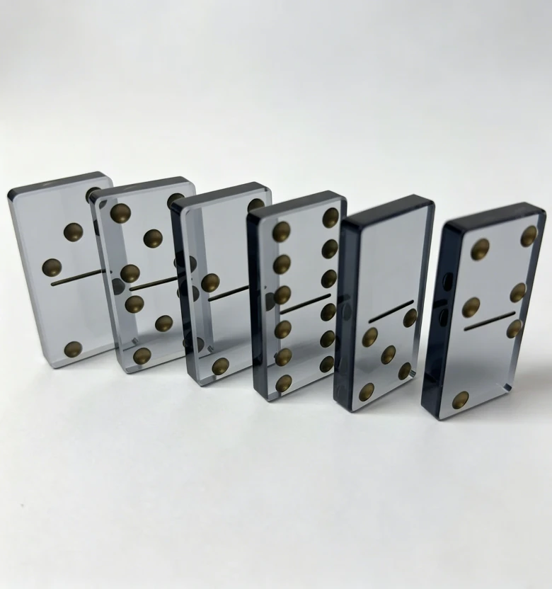 Acrylic Domino Set Acrylic Domino Set