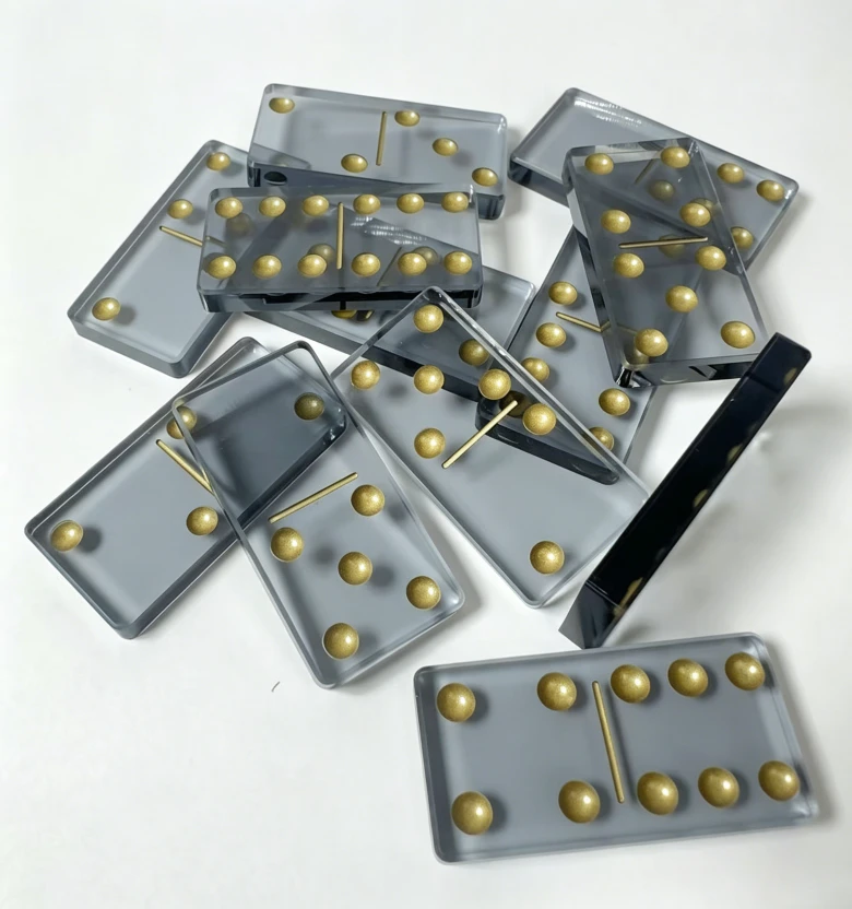 Acrylic Domino Set Acrylic Domino Set